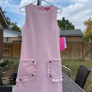 Betsey Johnson Petal Pink Flower Dress